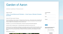 Desktop Screenshot of gardenofaaron.com